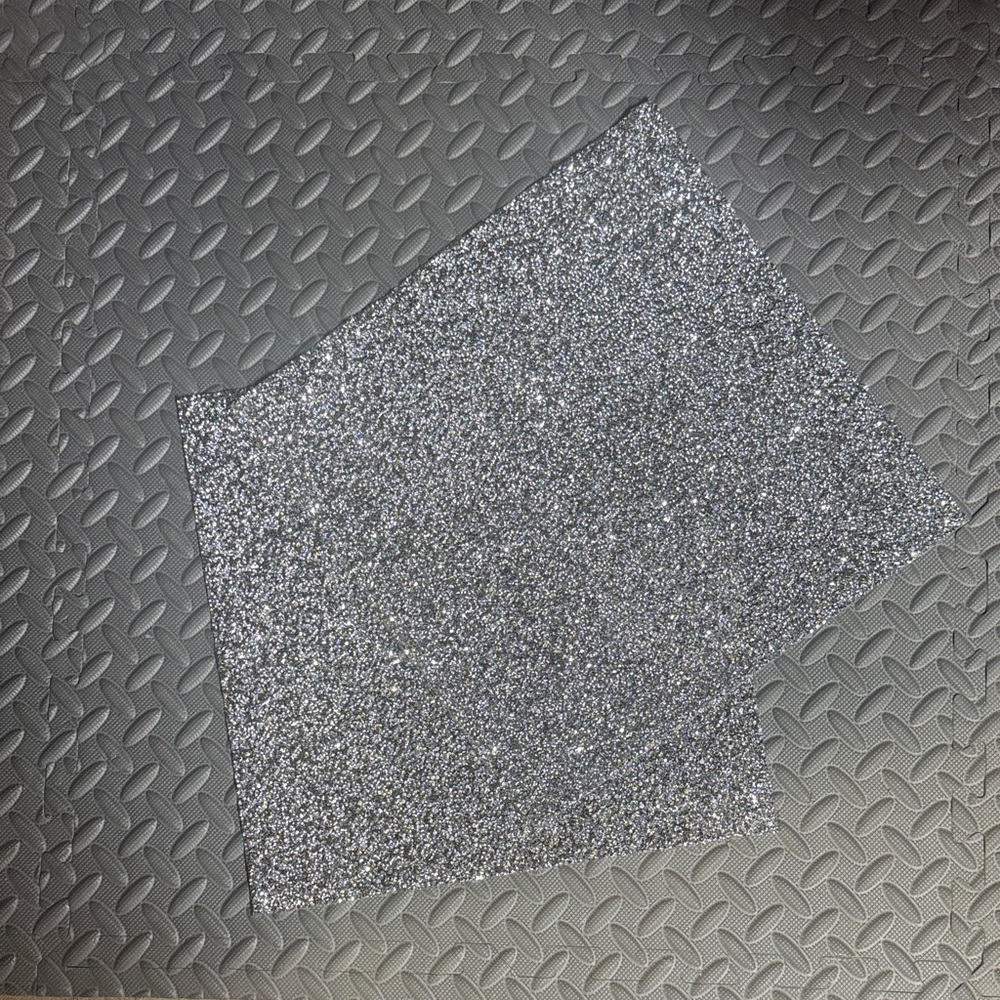Silver Glitter placemat